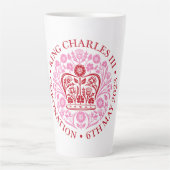 Latte Mok voor Coronation 2023 - Rood (Voorkant)