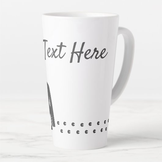 Latte Mok voor  reispaard (Rechterhoek)