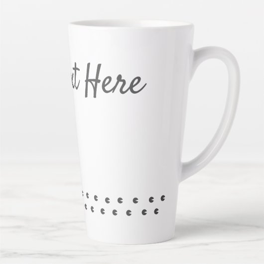 Latte Mok voor  reispaard (Rechts)