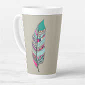 Latte Mok voor stijlkunstontwerp (Linkerhoek)