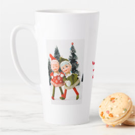 Latte Mok, Vrolijk Kerstfeest Elf Latte Mok