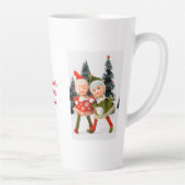 Latte Mok, Vrolijk Kerstfeest Elf Latte Mok (Rechts)