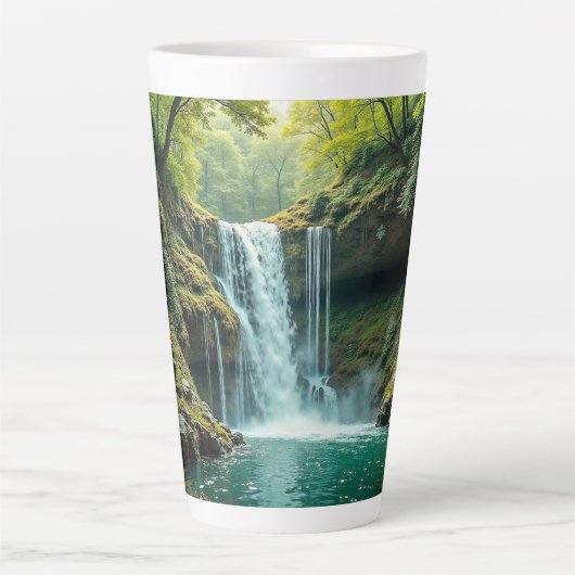 Latte mok (Waterval) (Voorkant)