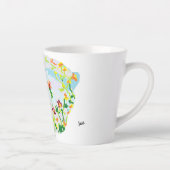 Latte Mok: Wild Flower's Latte Mok (Rechts)