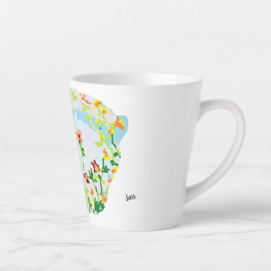 Latte Mok: Wild Flower's Latte Mok (Rechts)