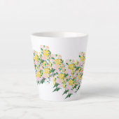 Latte Mok: Winden van de lentebloemen Latte Mok (Voorkant)
