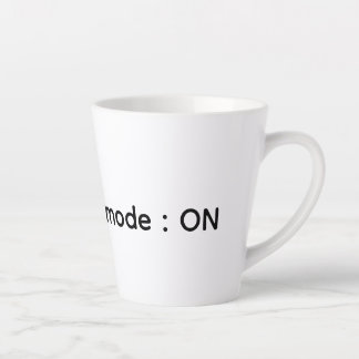Latte mokkop beschrijf je geest mok