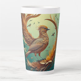 Latte mokkop (Bruine vogel) Mok