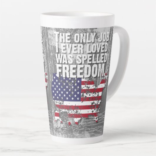 Latte mokkop – Freedom Job Mok (Rechterhoek)