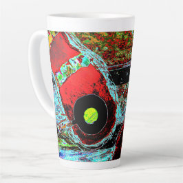 Latte mokkop - Frequentie Slang Abstracte Energie Mok