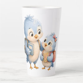 Latte mokkop met Blauwe Vogel Broers en Zusters Mok