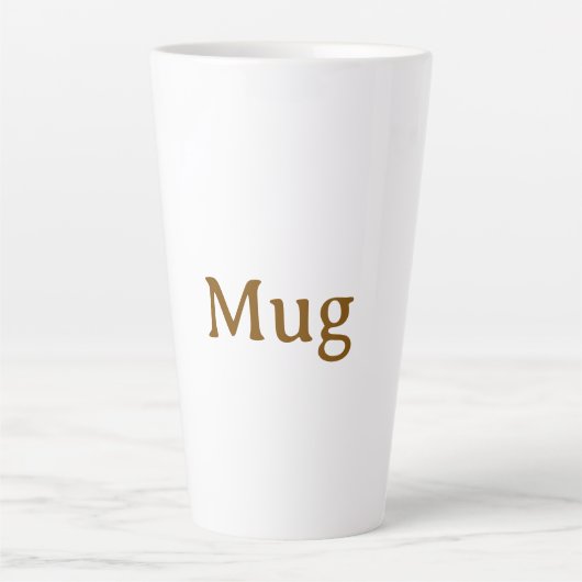 Latte mokkop mok (Voorkant)