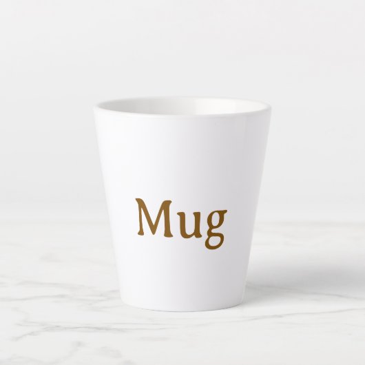 Latte mokkop mok (Voorkant)