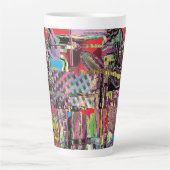 Latte mokkop – Urban Fractals Mok (Voorkant)