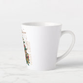 Latte mokkop - Vrolijk Kerst Latte mokkop Mok (Rechts)