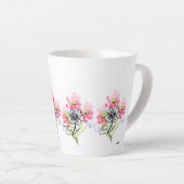 Latte mokkop : Wilde Bloemen Mok (Rechterhoek)