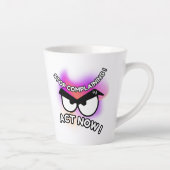 Latte Mug 12oz : Act Now Latte Mok (Rechts)