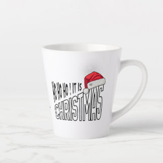 Latte Mug 12oz : It's Christmas (green) Latte Mok