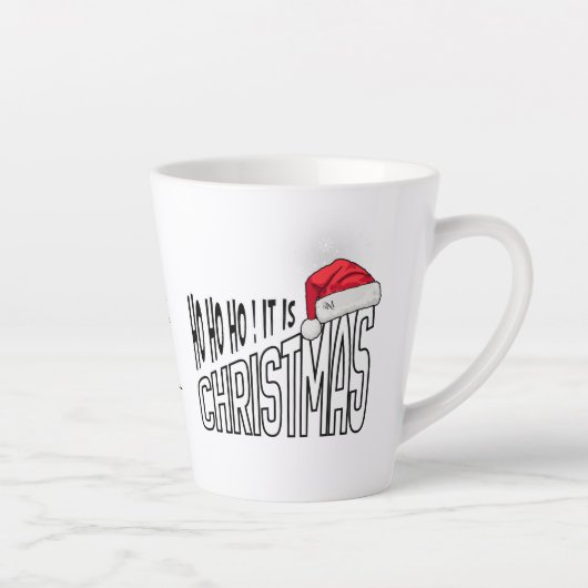 Latte Mug 12oz : It's Christmas (green) Latte Mok (Rechts)