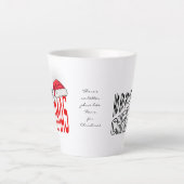 Latte Mug 12oz : It's Christmas (green) Latte Mok (Voorkant)