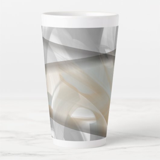 Latte Mug Abstract Home Trend Sandy Tornado Latte Mok (Voorkant)