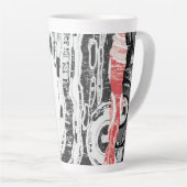 Latte Mug – Abstract Land Latte Mok (Rechterhoek)