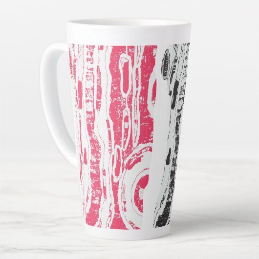 Latte Mug – Abstract Land Mok (Linkerhoek)