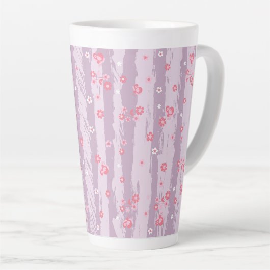 Latte Mug – Butterfly Garden Mok (Rechterhoek)