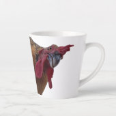Latte Mug Chicken Portraits Mok (Rechts)