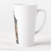 Latte Mug-Christmas Lantern Latte Mok (Rechts)