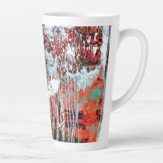 Latte Mug – Corrosion Pulse Mok (Rechts)