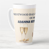 Latte Mug-Editable Grad Party Gift Mok (Linkerhoek)
