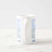Latte Mug -elegance winter Porselein Kop (Achterkant)
