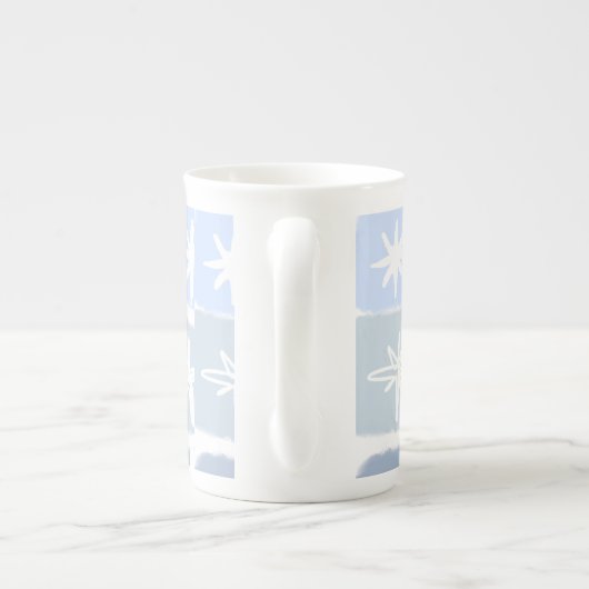 Latte Mug -elegance winter Porselein Kop (Achterkant)
