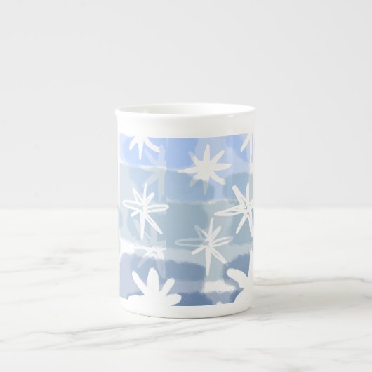 Latte Mug -elegance winter Porselein Kop (Voorkant)
