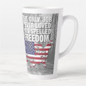 Latte Mug – Freedom Job Latte Mok (Rechts)