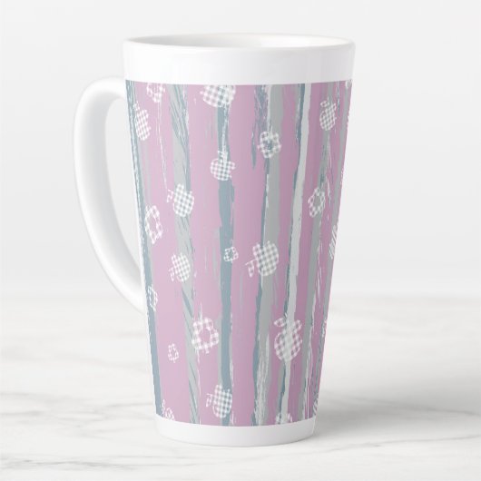 Latte Mug – Gingham Orchard Latte Mok (Linkerhoek)