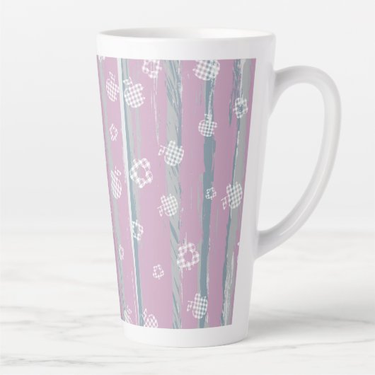 Latte Mug – Gingham Orchard Latte Mok (Rechts)