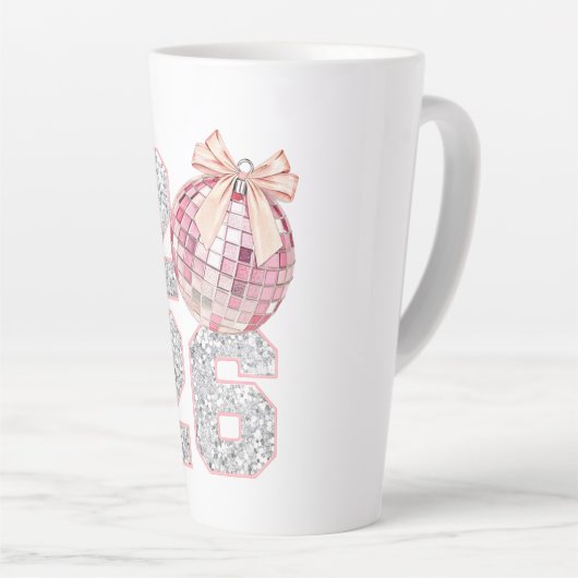 Latte Mug-Happy New Year 2026 Latte Mok (Rechterhoek)