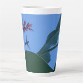 Latte Mug - Hummingbird in Flight Latte Mok (Voorkant)