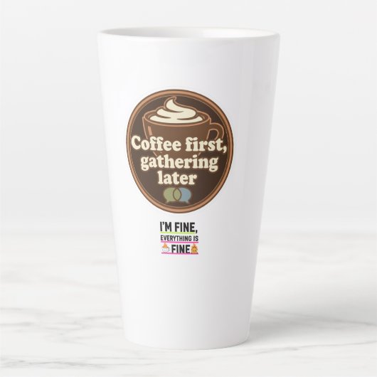 Latte Mug Latte Mok (Voorkant)