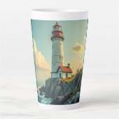 Latte Mug (Lighthouse) Mok (Voorkant)