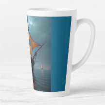 Latte Mug (Majestic Ship at Sea)