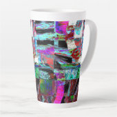 Latte Mug – Neon Pulse Latte Mok (Rechterhoek)