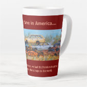 Latte Mug: Once Upon A Time iin America, burgundy Mok (Rechterhoek)