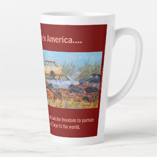Latte Mug: Once Upon A Time iin America, burgundy Mok