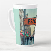 Latte Mug (Peace Sign) Mok (Linkerhoek)