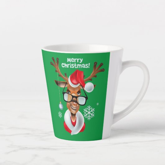 Latte Mug Reindeer Christmas Mok (Rechts)