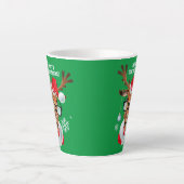 Latte Mug Reindeer Christmas Mok (Voorkant)