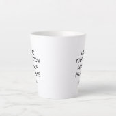 Latte Mug short 12oz. Mok (Voorkant)
